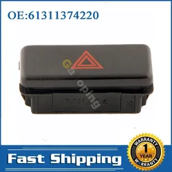 For BMW 3 5 7 8 Series M3 M5 Z3 E34 E36 318i 325i 740i 840i Hazard Emergency Warning Flasher Light Stop Switch 61311374220