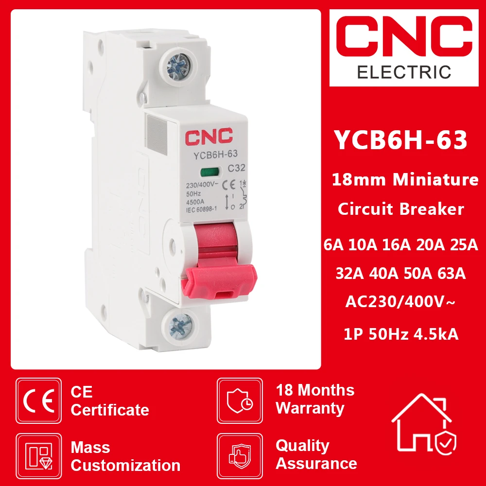 Cnc YCB6H-63 1P 18M… - image