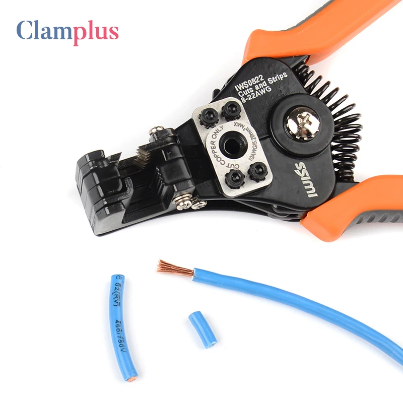 IWS-0822 IWISS плоскогубцы автоматические плоскогубцы для зачистки проводов многофункциональные электрик резак провода кабеля 0,3-8 мм ² ручной инструмент