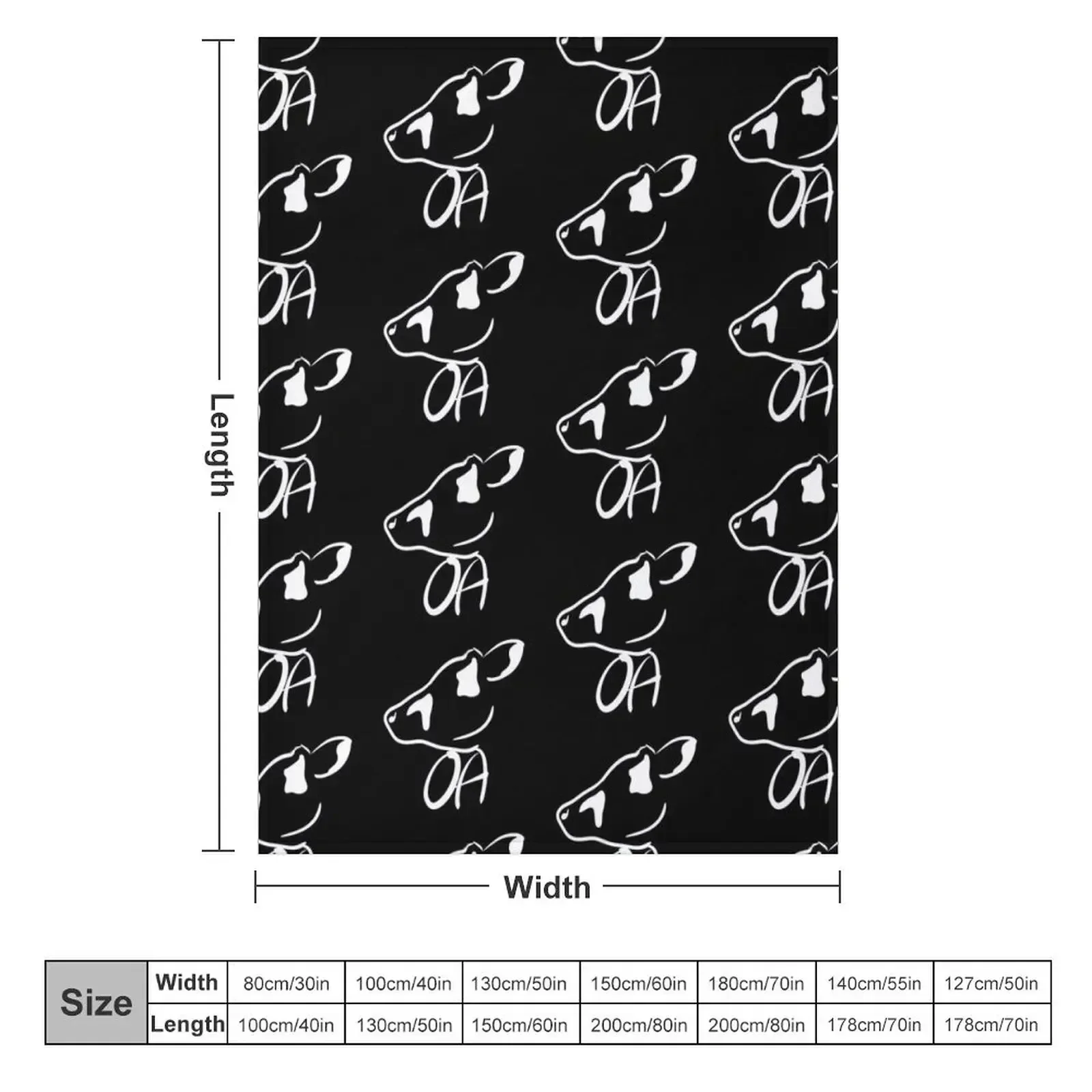 Open Acres, Positive White Throw Blanket warm winter Camping Sofa Throw Sleeping Bag Bed covers Blankets