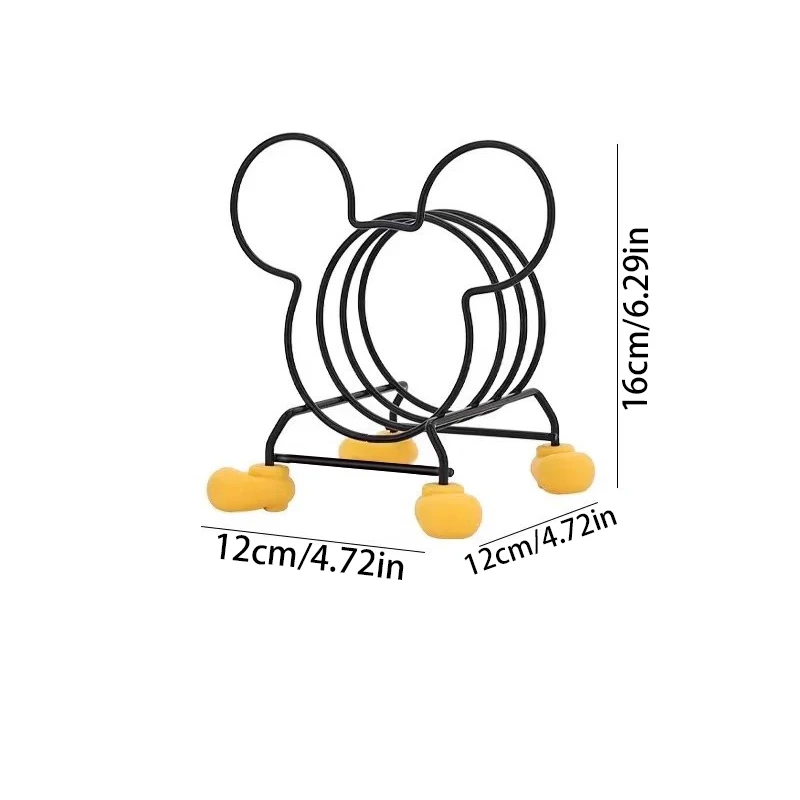 Kitchen Stove Insulation Rack, Mickey Kitchen Storage Rack, Bowl Rack, Pot Rack, Cutlery Rack, Multifunctional, Optional Styles