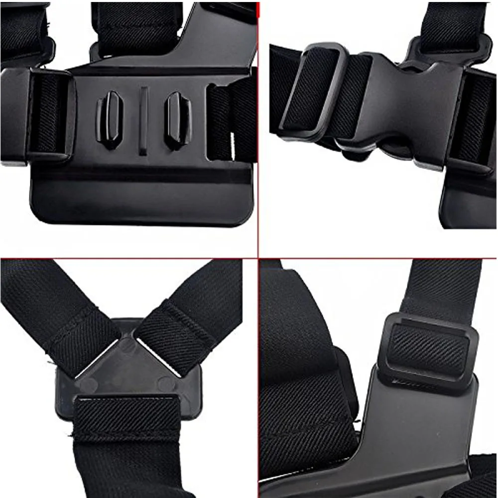 مجموعة الملحقات لكاميرا Gopro Hero13 12 11 10 9 Black 8 7 6 5 Yi 4K SJ4000 EKEN H9 AKASO DBPOWER حزام ثلاثي القوائم Go pro 13