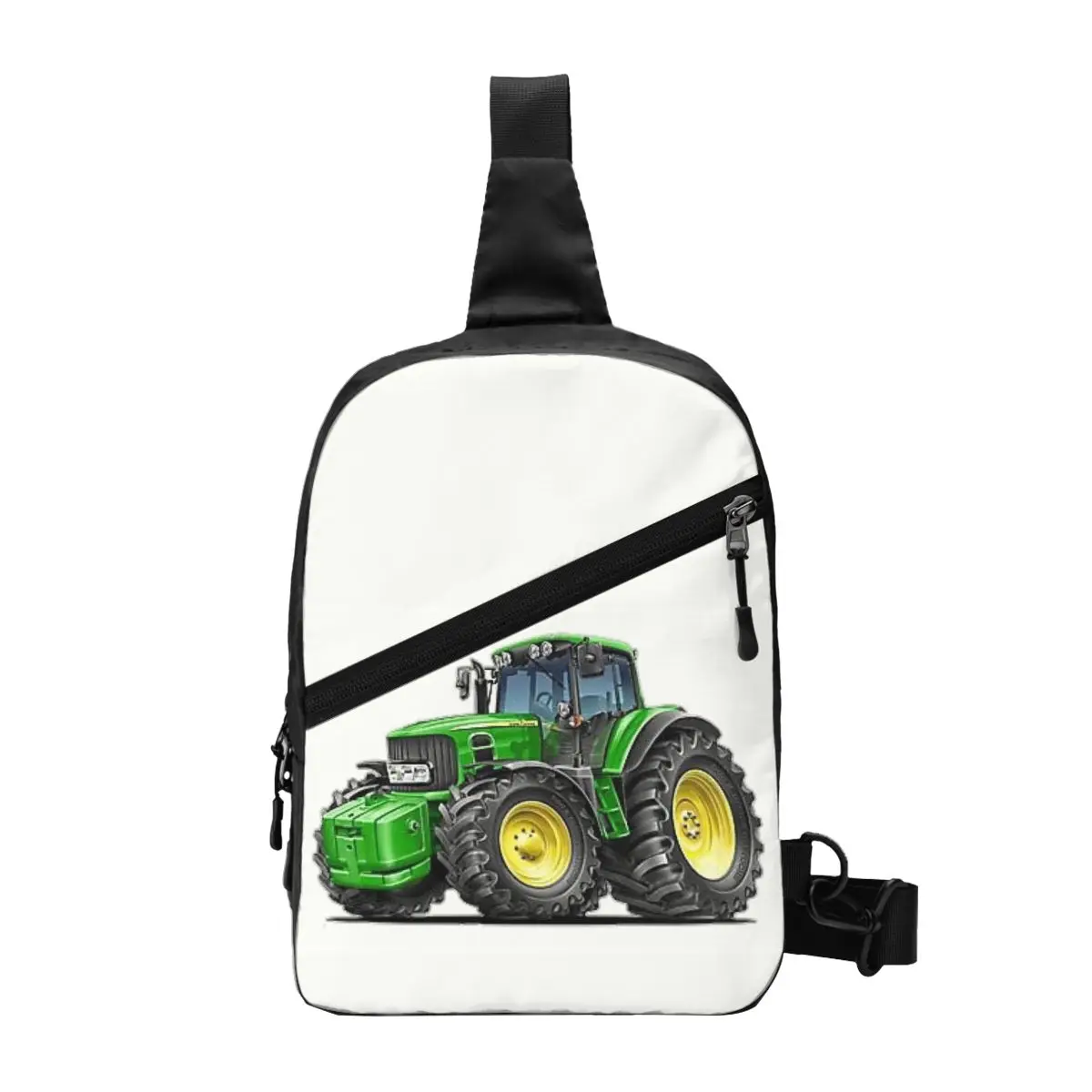 

Изготовленные на заказ повседневные сумки на ремне для тракторов для путешествий, мужской рюкзак через плечо на груди, рюкзак на плечо