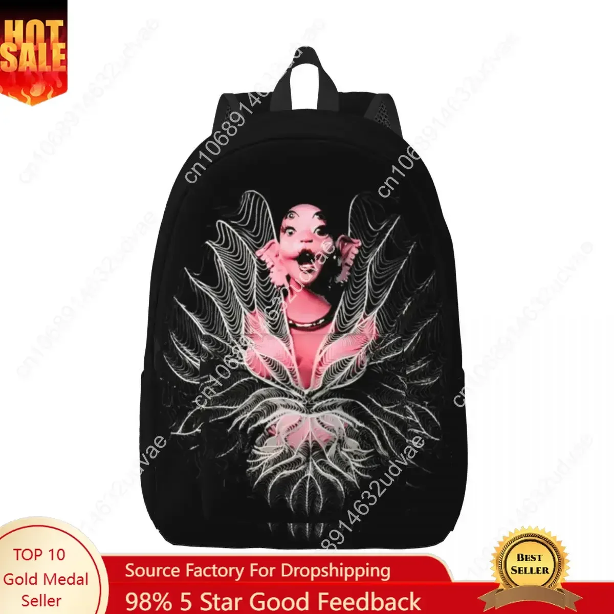Flies On Fly Melanie Martinez Backpack for Men Women Casual High School Hiking Travel Daypack Cry Baby Laptop Canvas Bags Gift