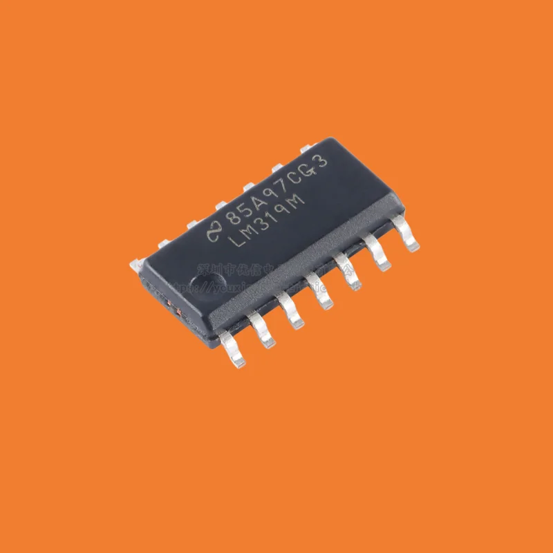 10PCS/original genuine LM319MX/NOPB SOIC-14 dual channel high-speed high voltage comparator chip