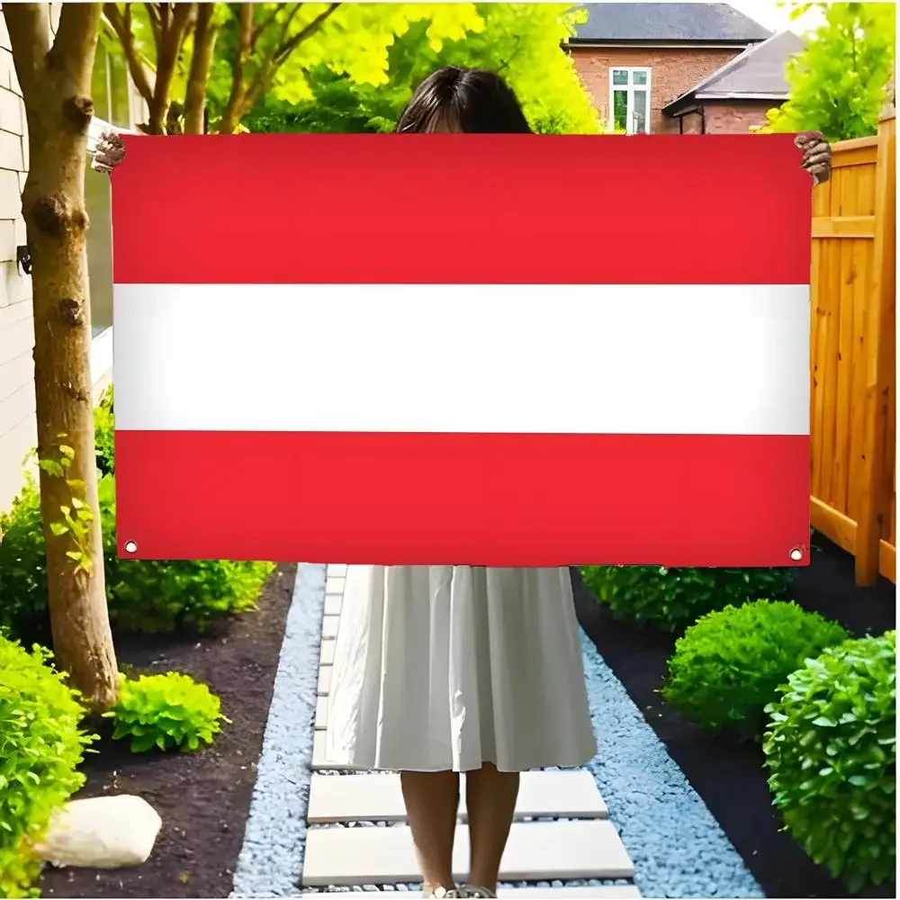 country national Flags of Austria Flags Borderless four-ring ornament indoor outdoor decoration effortless to hang