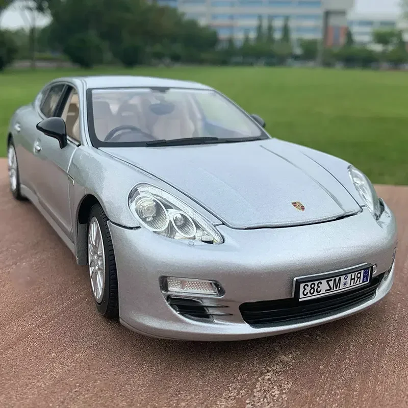 Coche deportivo Porsche panamera de alta simulación, modelo de aleación de Metal fundido a presión, juguetes para niños, regalos de colección F378,