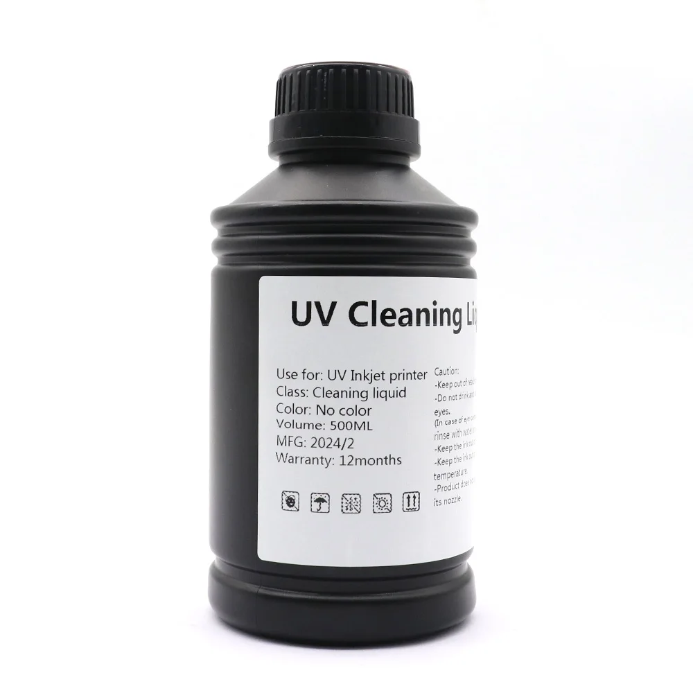 1000ml UV Cleaning Liquid For Epson Roland Mimaki Ricoh Konica UV Modified Printer Cleaning Fluid UV Printhead Cleaning Solution