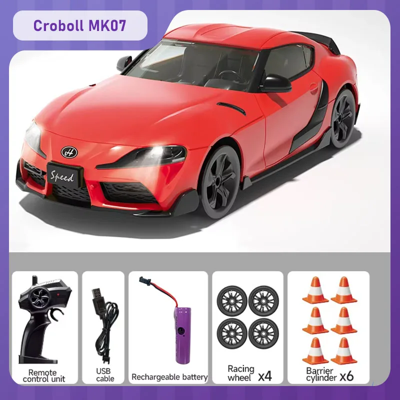 

AE86 Rc Car Mini Rc 4wd High Speed Electric Drift Roadster Police Car 1:24 Boutique Hand Control Racing Car Model 2.4g Control