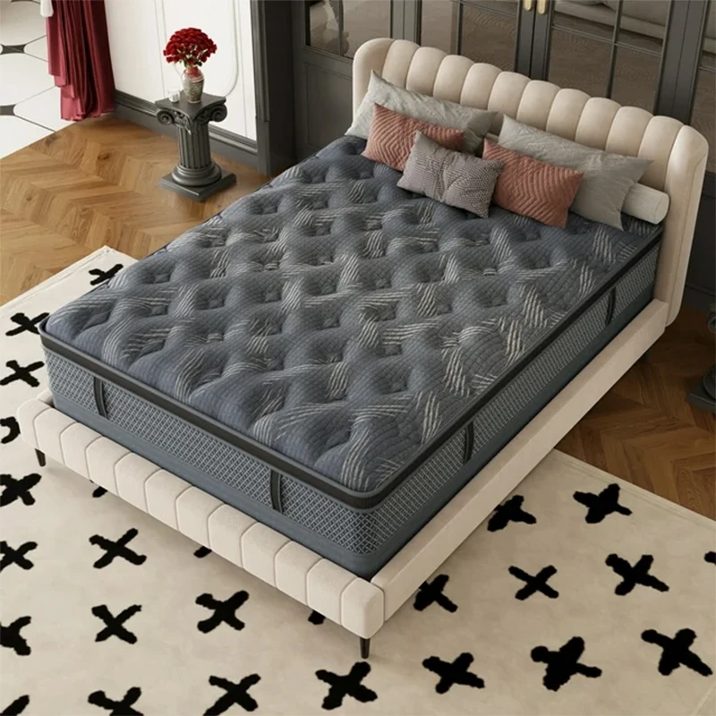 Roll Sleeping Well Full Inch Mattresses in a Box Mattress Stores Near Me King Double Gel Memory Foam Spring Mattress Fabric