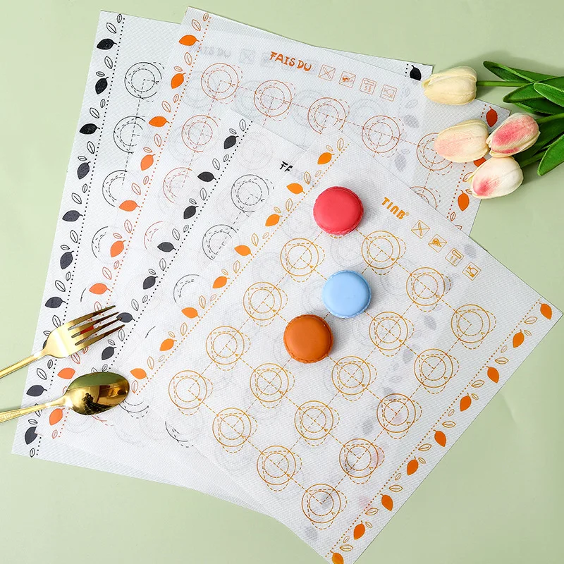 FAIS DU Silicone Baking Mat Pastry Mat for Oven, Non Stick Reusable Bakeware Sheet Liner for Make Macaron, Cookie, Pastry
