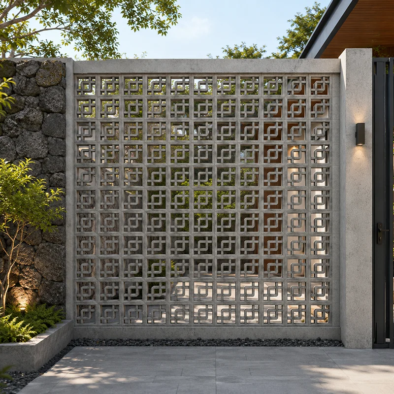 20x20x10cm Plastic Hollow Cement Brick Mold Porous Concrete Mould for Wall Partition DIY Garden Landscape Building