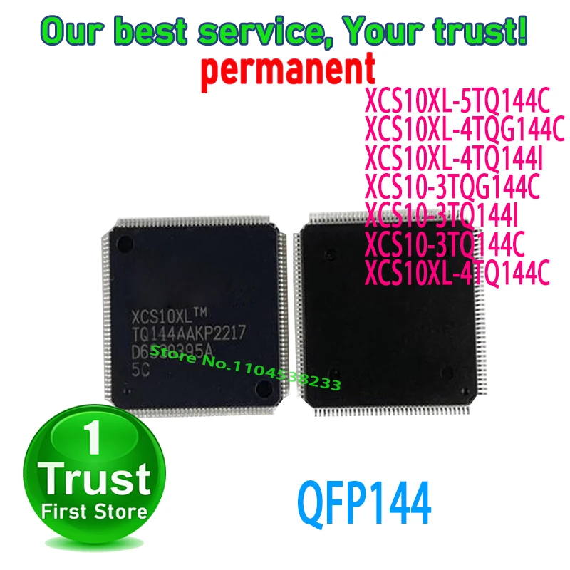 2PCS/LOT QFP144 XCS10XL-5TQ144C XCS10XL-4TQG144C XCS10XL-4TQ144I XCS10-3TQG144C XCS10-3TQ144I XCS10-3TQ144C XCS10XL-4TQ144C
