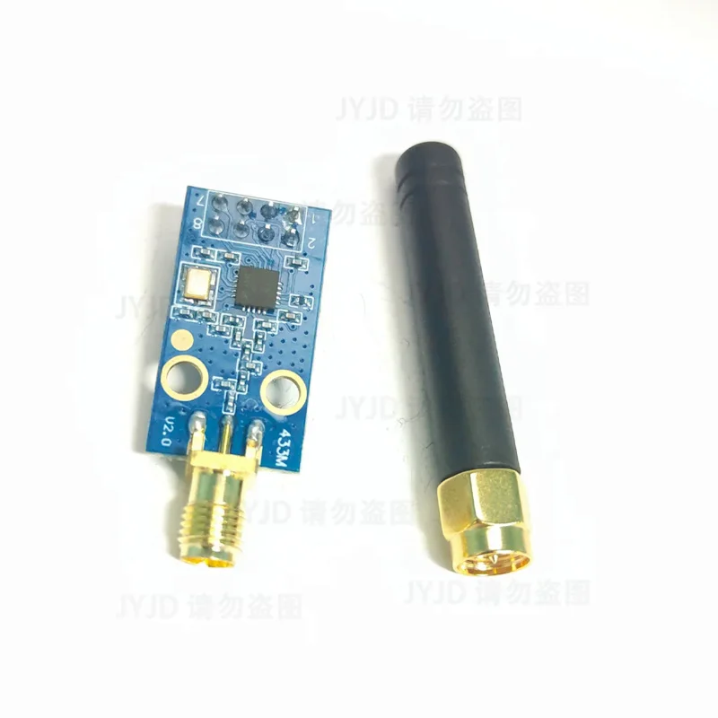 

CC1101 беспроводной модуль 433 МГц модуль приемопередатчика передачи данных включает усиление антенны усиление SMA клеевой карандаш антенна