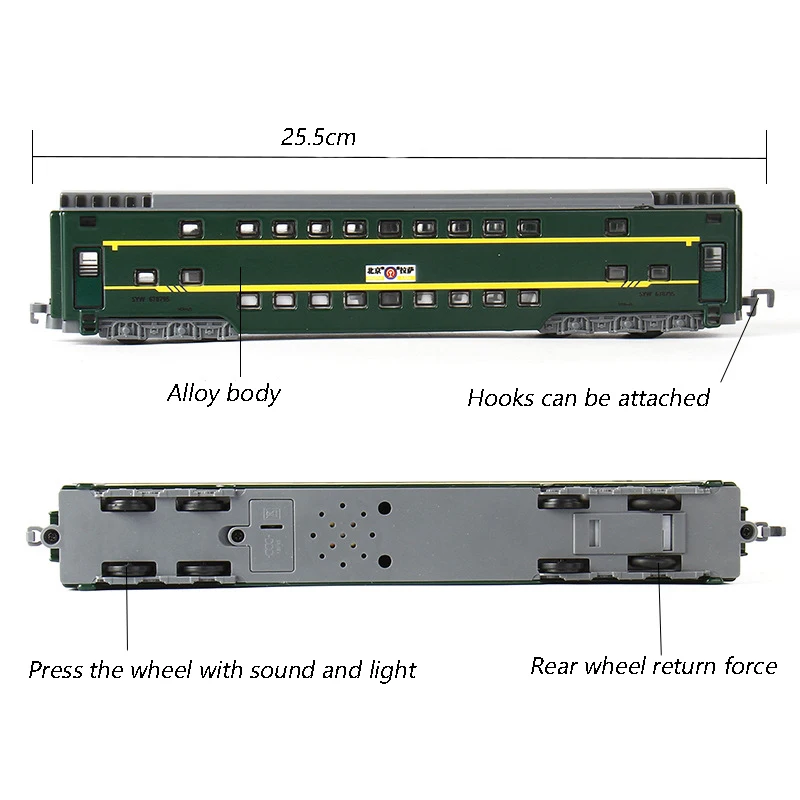 1:87 Alloy Pull Back Train Model,Transport Train Toys,Children\'s Gift in Original Packaging,Simulation Sound and Light,Wholesale