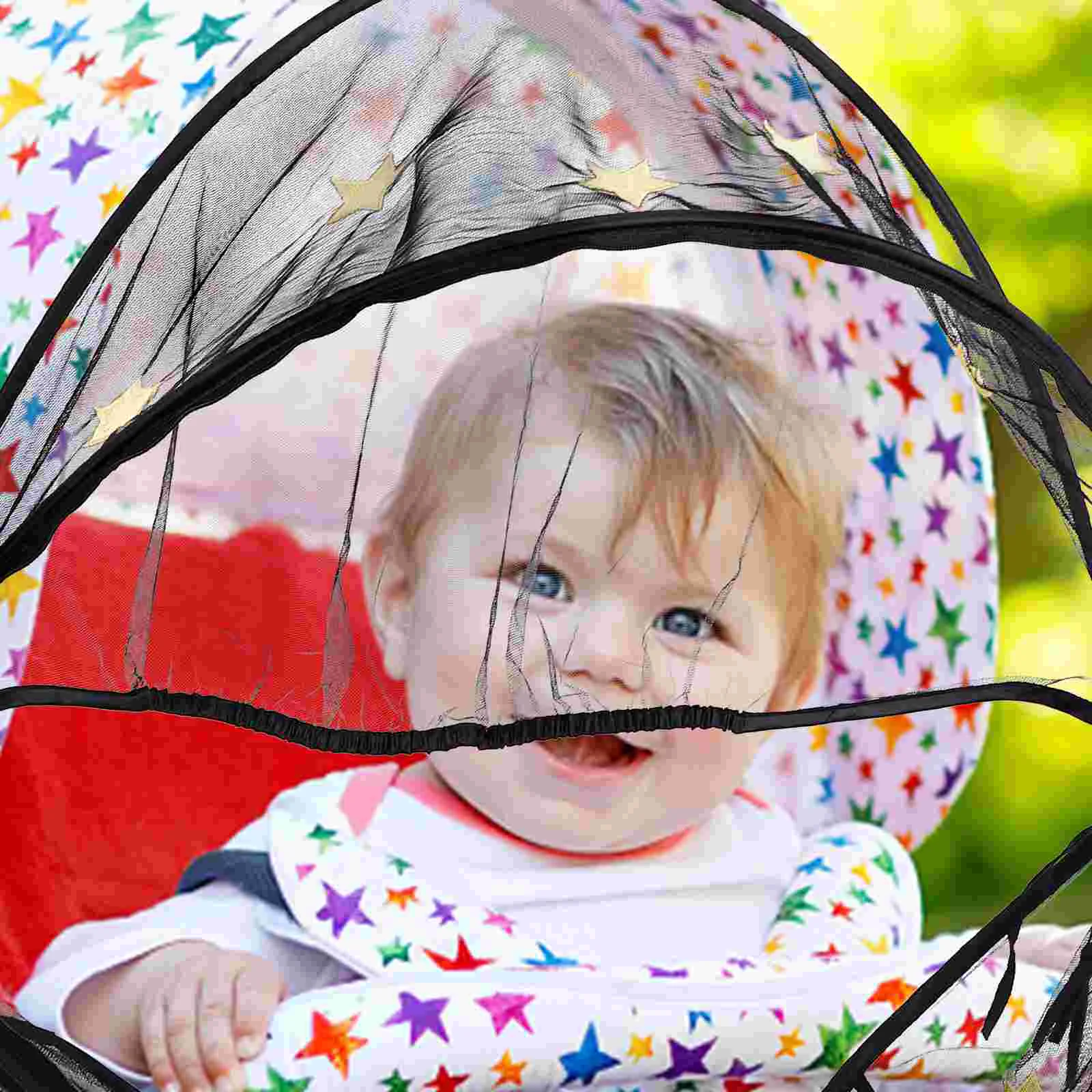 Baby Mesh Klamboe Kinderwagen Klamboe Universele Kinderwagen Netting Klamboe opvouwbare klamboe