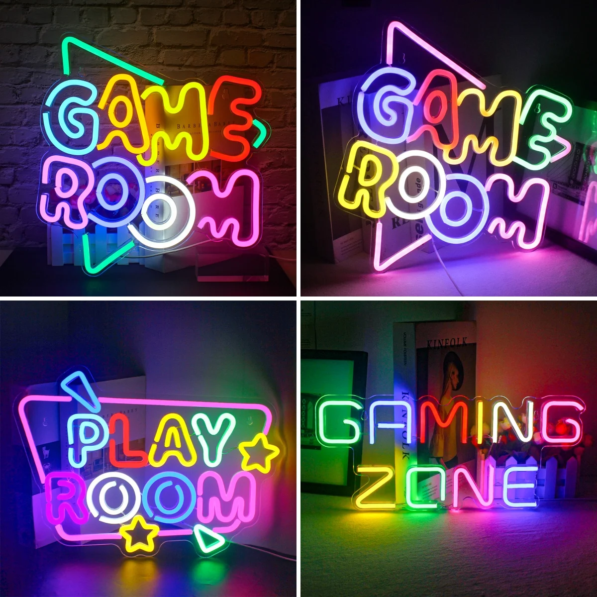 Spiel Zimmer Neon Zeichen LED Wand Dekor Lichter USB Powered Acryl Lampe Für Gaming Zone Schlafzimmer Tisch Zeichen Gamer Party Geburtstag Geschenk