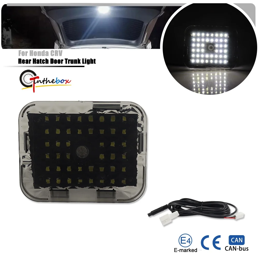 

1PC 6000K White LED Car Cargo Trunk Lift Gate Light Assembly For Honda CRV CR-V 2023 2024 2025 Inner Rear Hatch Door Trunk Light