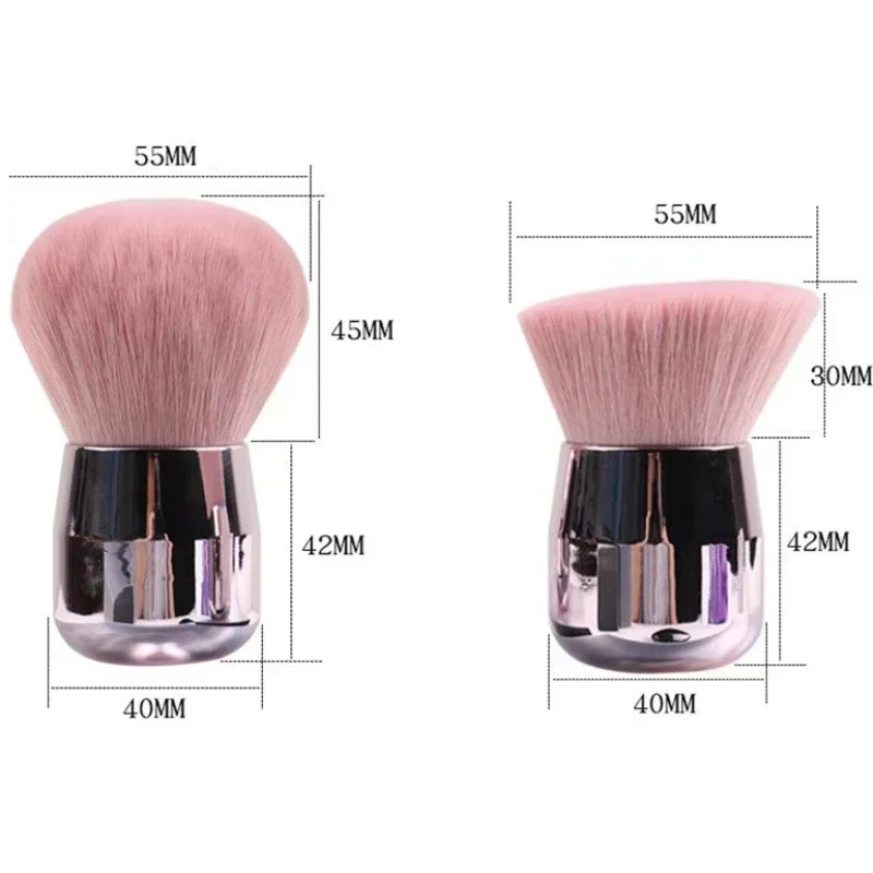 Brochas de maquillaje de cabeza de hongo, brocha de maquillaje en polvo grande, colorete de contorno, corrector, brochas cosméticas, herramientas de belleza