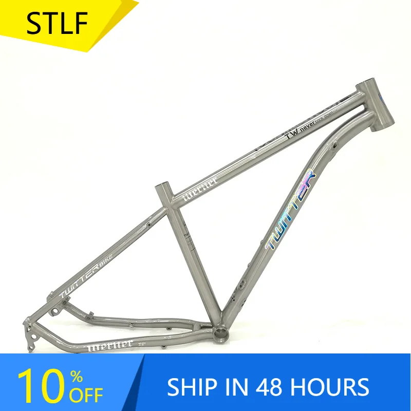 

STLF Factory Price Fashion Style Light-paint High-end Titanium Frame Mtb Bike Frame 29er Titanium Bike Frame