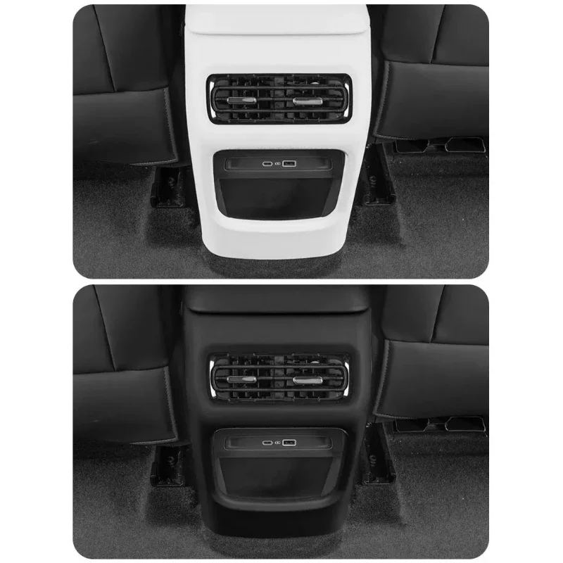 For GEELY GALAXY STARSHIP 7 EM-i Rear Air Vent Kick Plate Durable Cover Against Scuffs and Shoe Marks