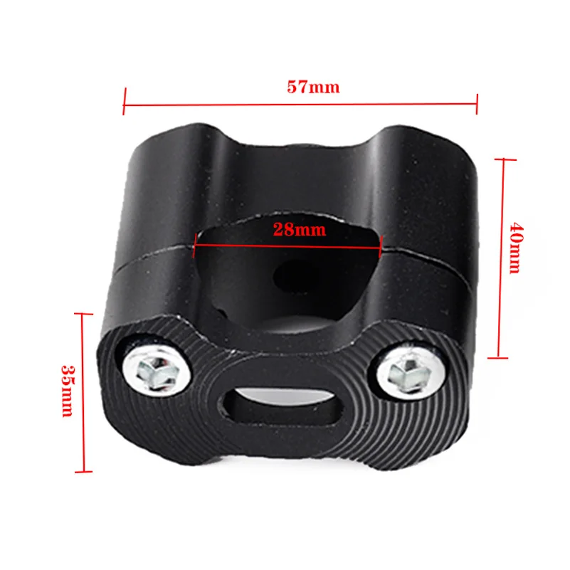 CNC Billet HandleBar Fat Bar Risers Mount Clamp Adaptor 22MM 28MM For Pit Dirt Bike Racing Motorcycle Supermoto ATV
