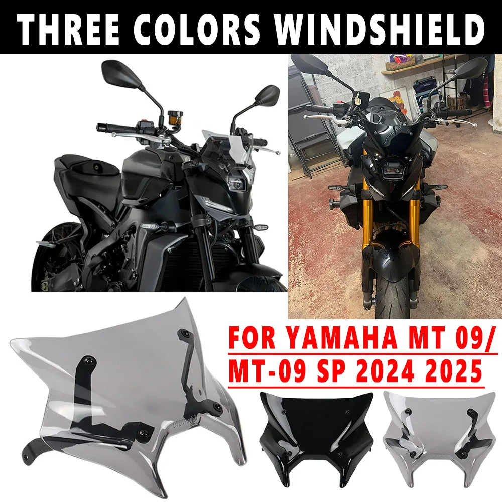 

NEW For YAMAHA MT 09 MT-09 SP 2024 2025 Motorcycle Accessories Windshield Front Support Windshield Wind Deflector Fairing Lower
