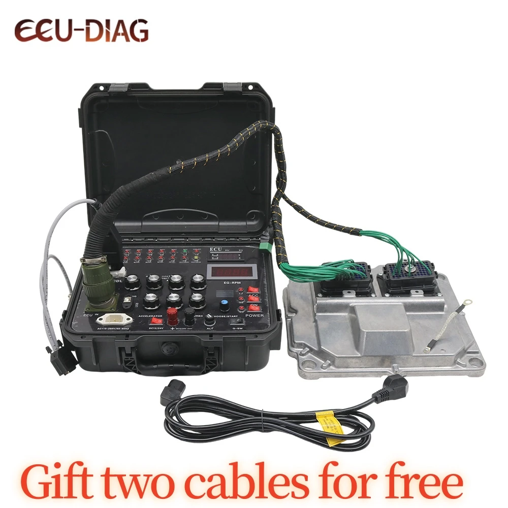 

Multifunctional Diesel Test Bench ECM ECU Instrument for Cummins CM850 CAT C6.4 6.6 C7 C9 320E EC210BHINO ISUZU DOOSAN