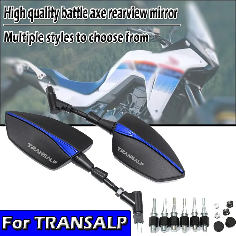 

Для TRANSALP 600 650 700 XLV XL750 TRANSALP 8/10 мм новое высококачественное универсальное зеркало заднего вида для мотоцикла Tomahawk