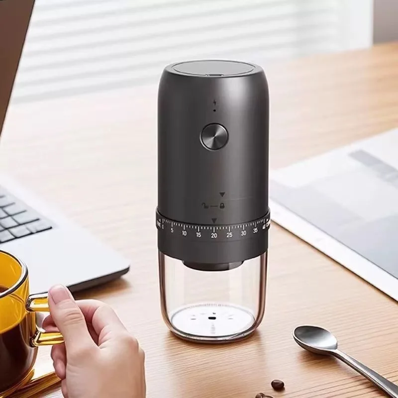 

Electric bean grinder household small hand coffee bean portable fully automatic hand coffee machine