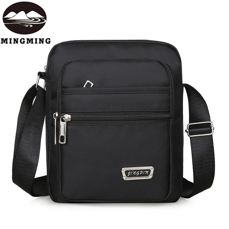 2024 Populaire Crossbody Tassen Voor Heren Nylon Casual Schoudertassen Winkelen Vissen Toerisme Sporttas Groothandel Dropshipping