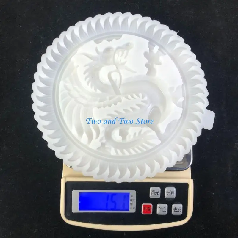 

HX6F Dragon Ornament Epoxy Resin Mold Wall Decoration Hanging Ornament Silicone Mold