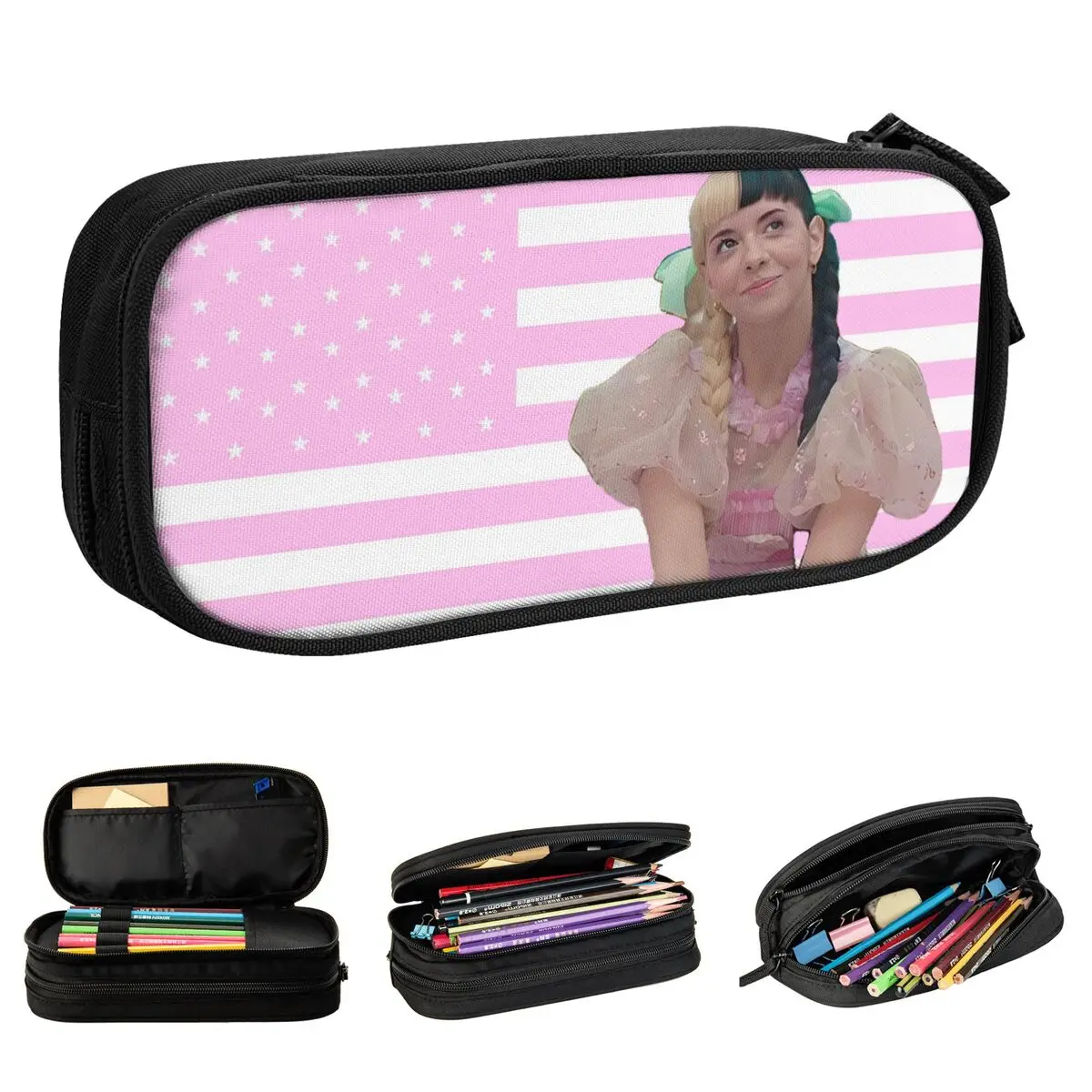 Melanie Martinez Music Pencil Case Classic Pen Box Bags for Student Big Capacity Students School Gift Pencilcases