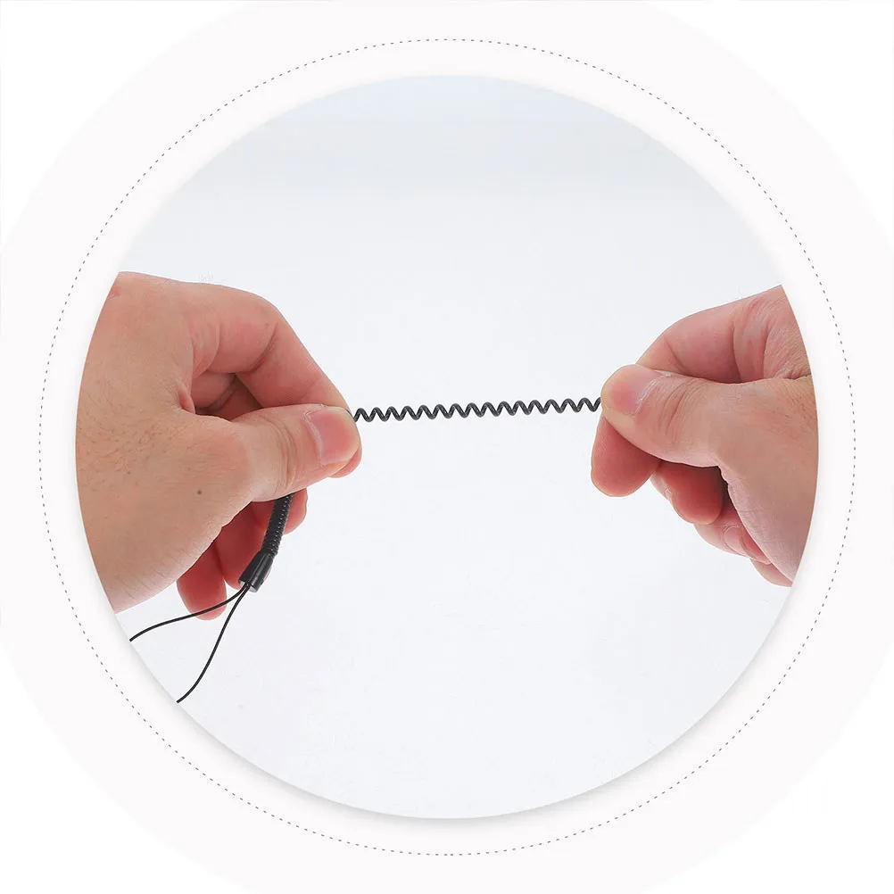 6Pcs Stylus Pen Elastic Lanyard Retractable Tether Rope for Touchscreen Devices Drawing Pens Anti-Loss Office Study Travel Use