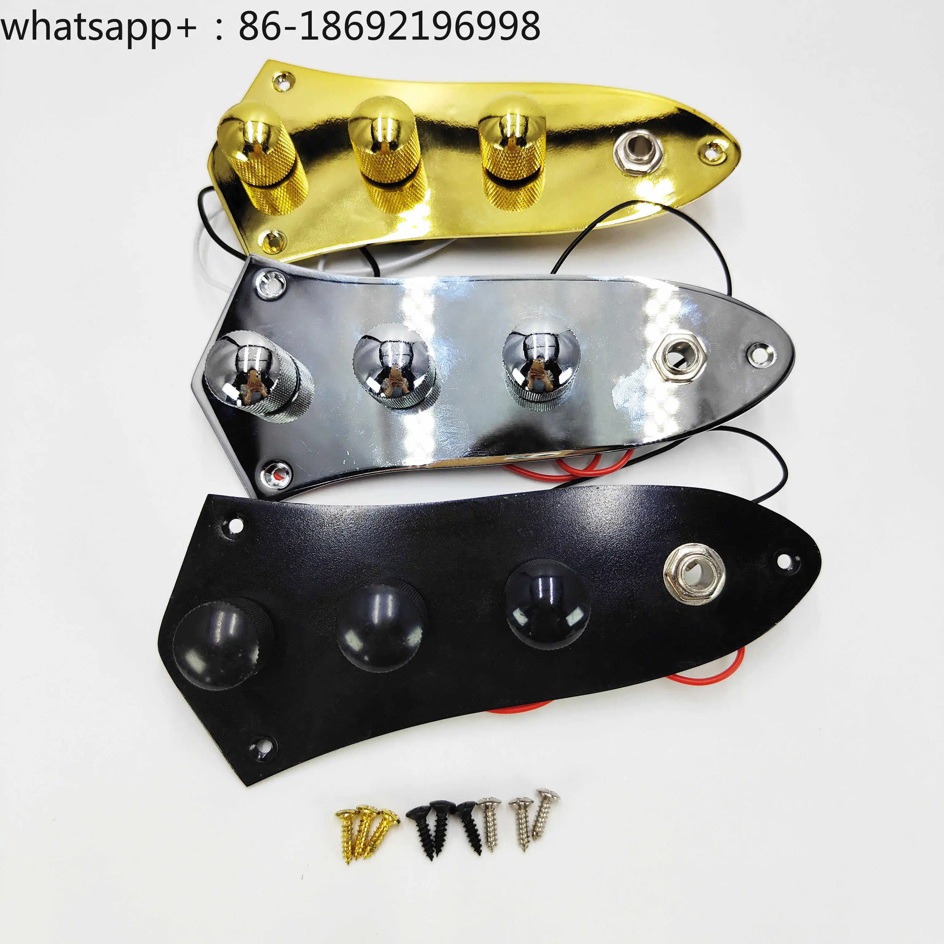 Electric Bass JB Circuit Board Iron Board Control Circuit Assembly Metal Triangle Volume Control Circuit System Guard Board