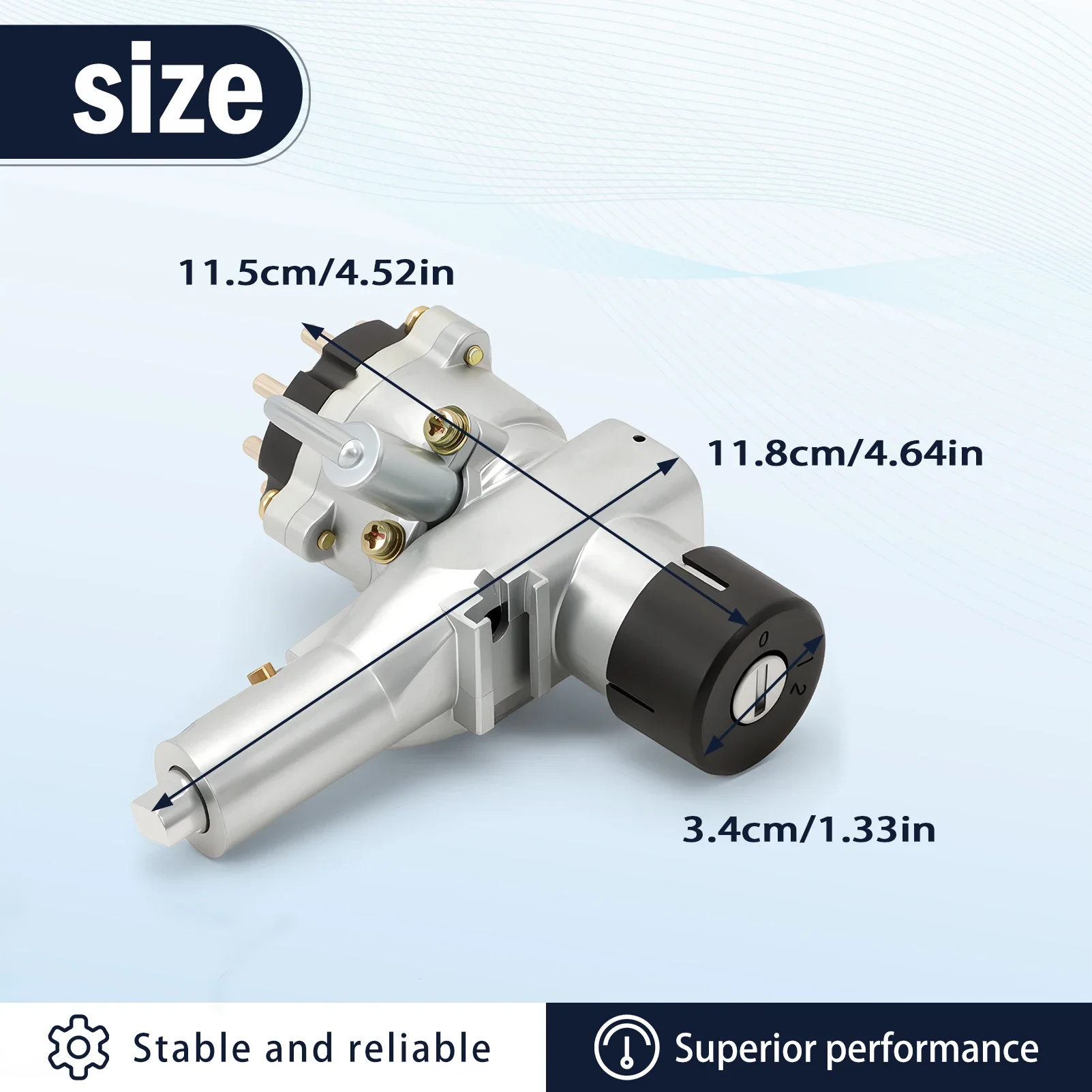 8 Pins Lock Cylinder with 2 Keys A0014620230 for Mercedes-Benz G-Class W460 W461 W463 Ignition Switch with Keys
