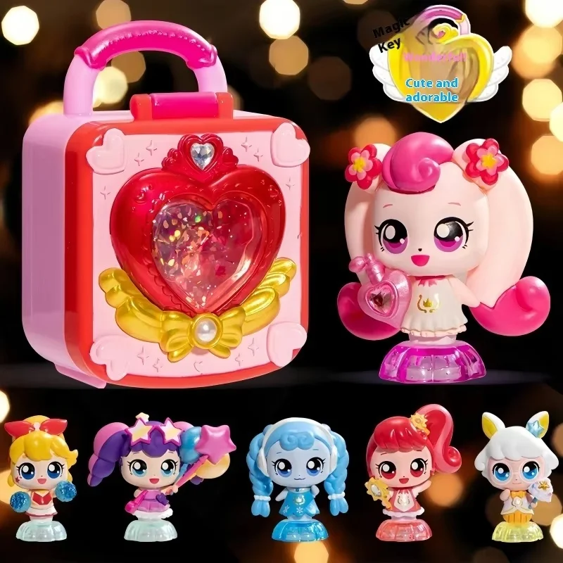 

Hot Sale Catch Teenieping Anime Figure Key Treasure Box Full Love Cute Toy Series Figure Teenieping Customized Birthday Gifts