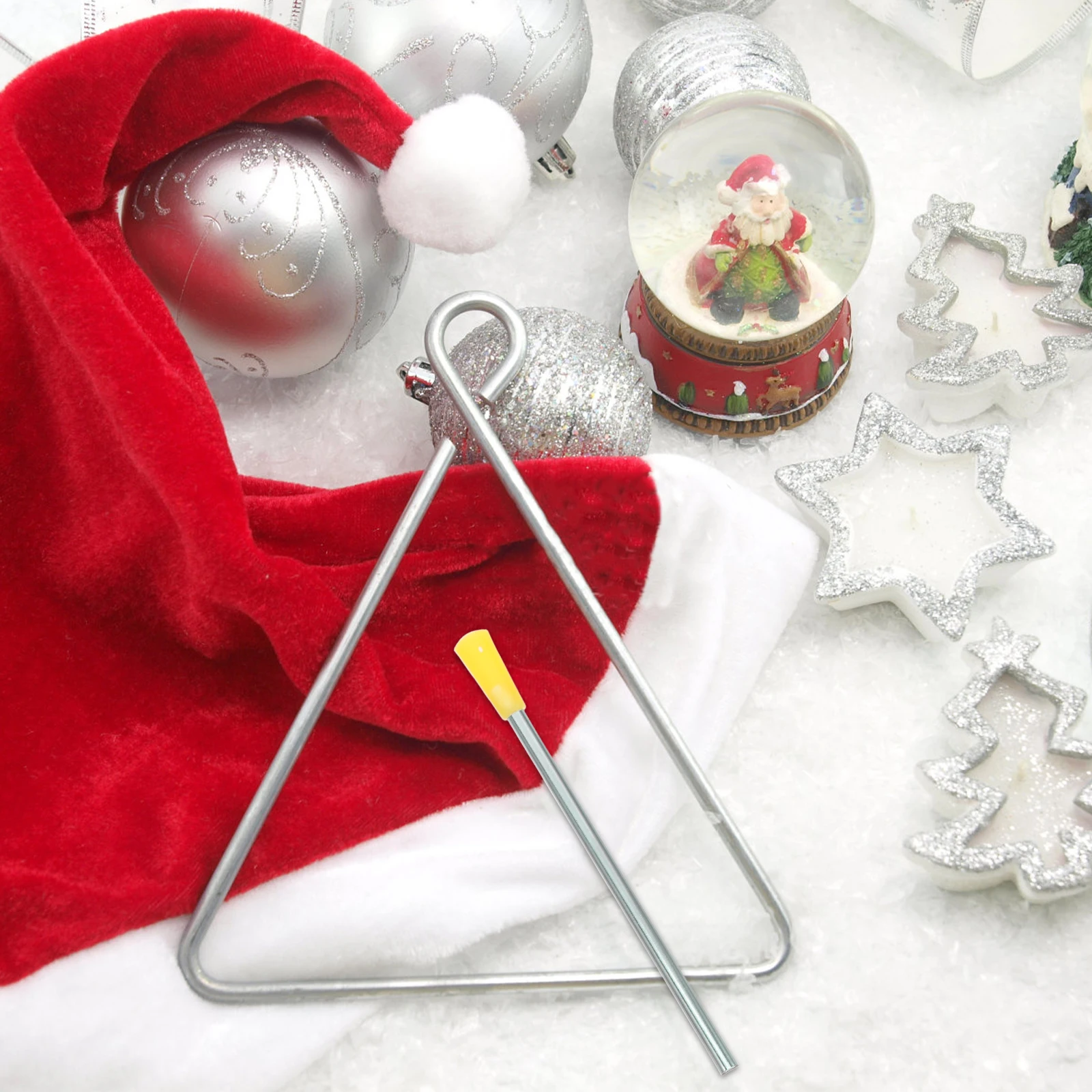 

Triangular Music Instruments for Kids Metal Plastic Hand Percussion
