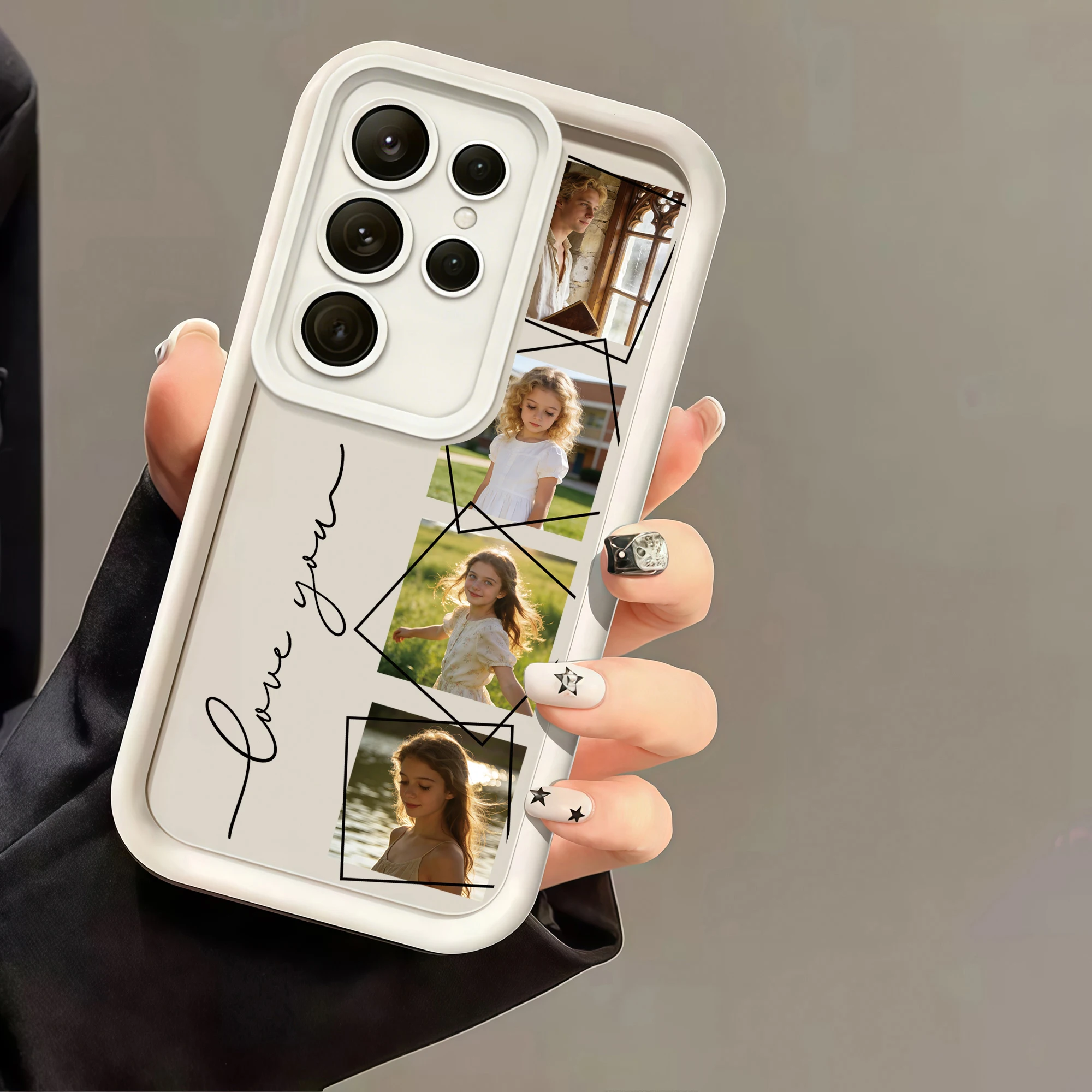 Individuelles Foto Familie Freunde Paar Bilder Weiche TPU Handyhülle für Samsung Galaxy S26 S25 S24 S23 S22 S21 S20 Ultra Plus FE A56 – Detail 6
