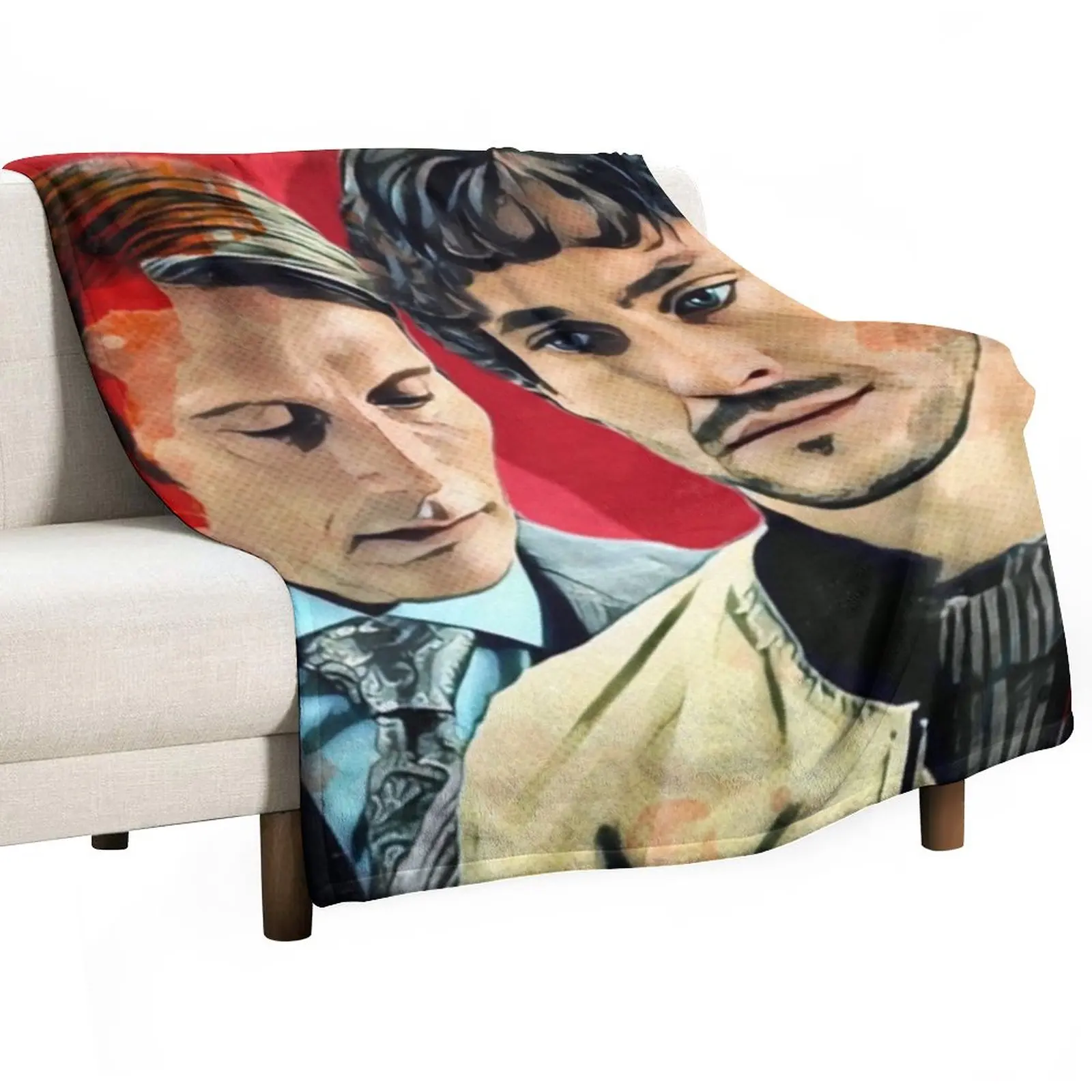 

Will and Hannibal, Murder Husbands Throw Blanket Sofa Quilt Decorative Sofa Blanket