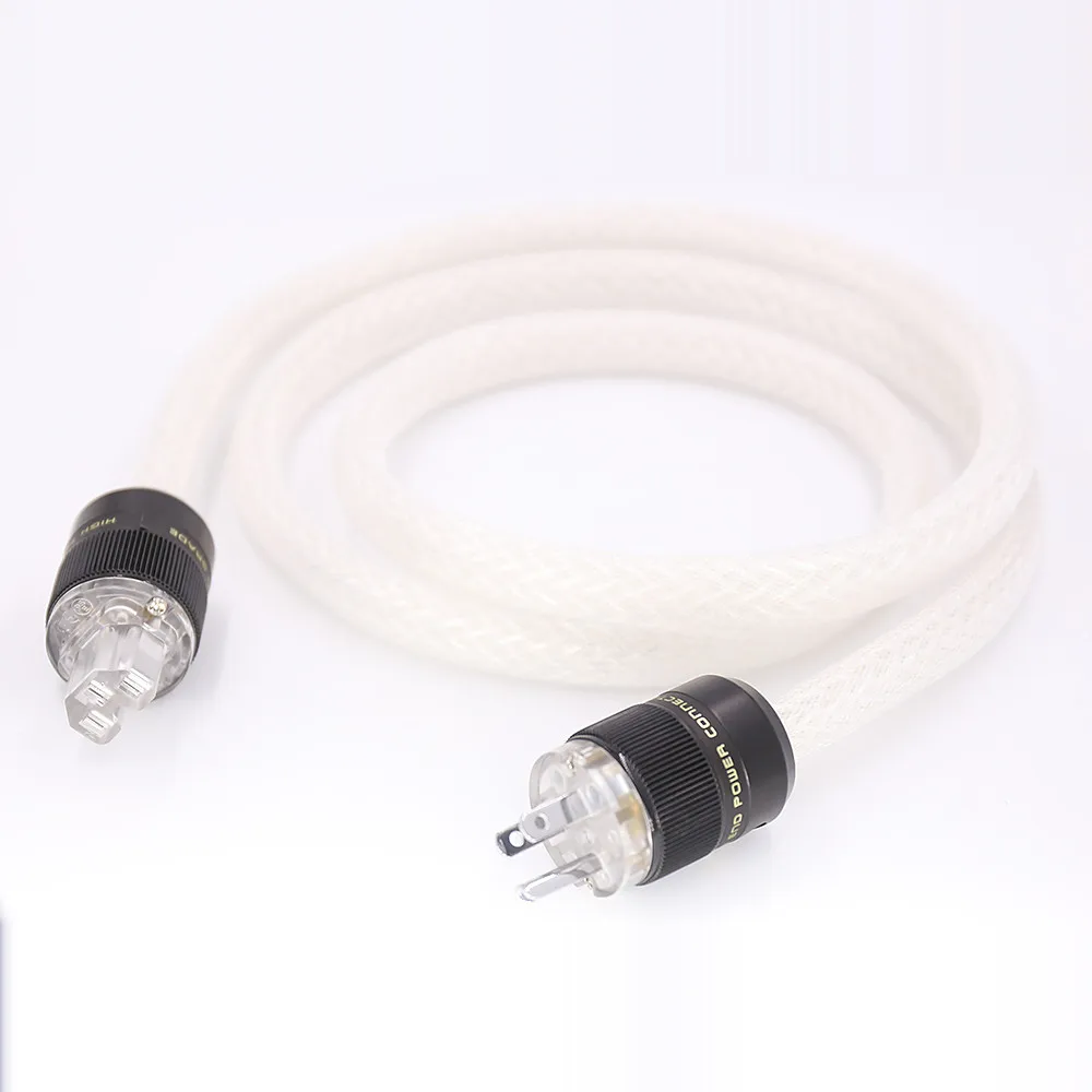 

HI End Silver plated US power cable US AC power cable HIFI power cable AMPLIFIER POWER CABLE