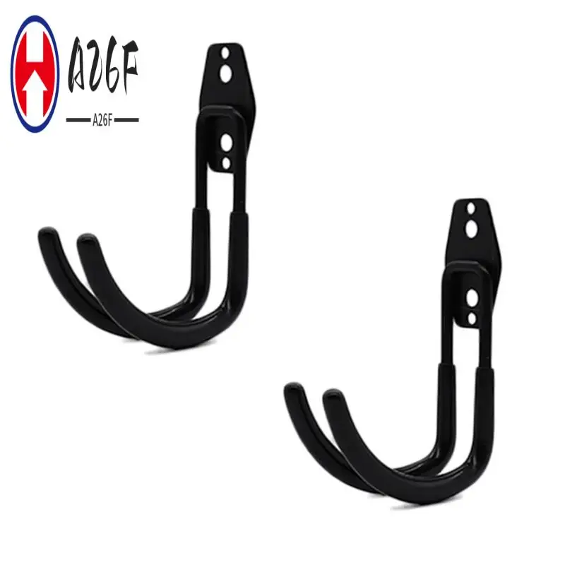 A26F-2 بكرة مركبة مثبتة على الحائط مع إطارات القوس المثبتة على الحائط معدات التخزين والعرض خطافات معدنية #1