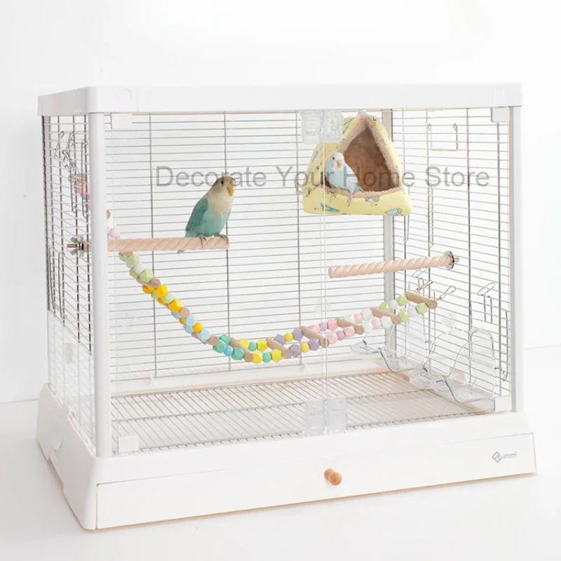 

Outdoor Palomas Parrot Cage Feeder Passaros Budgie Rabbit Birdcage Accessories Cover Gaiola Para Passaros Pet Furniture CY50BC