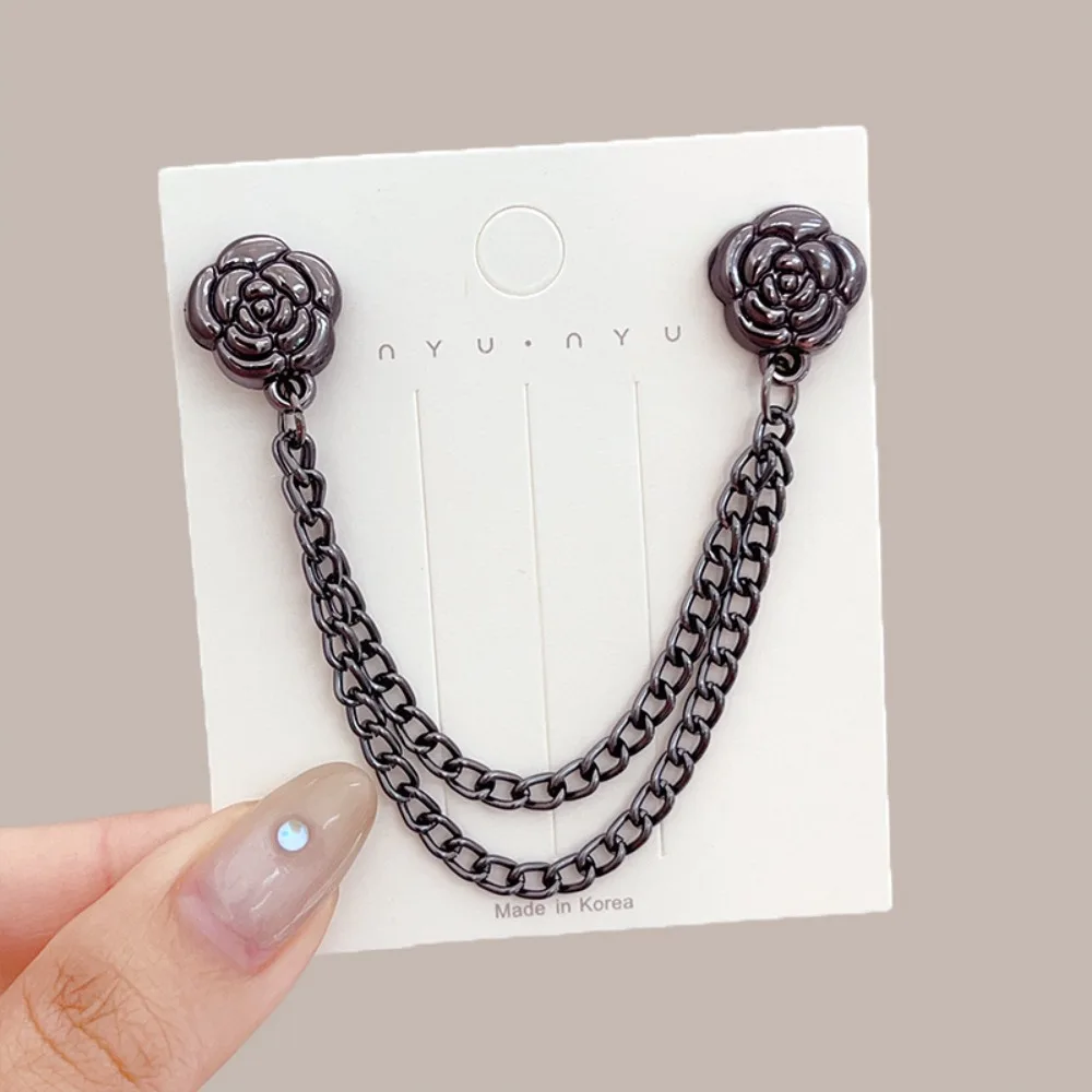 Multi-Function Magnetic Clothing Clip Non-hole Waist Buckle Shorten Trouser Clip Silver Alloy Magnetic Fixed Button