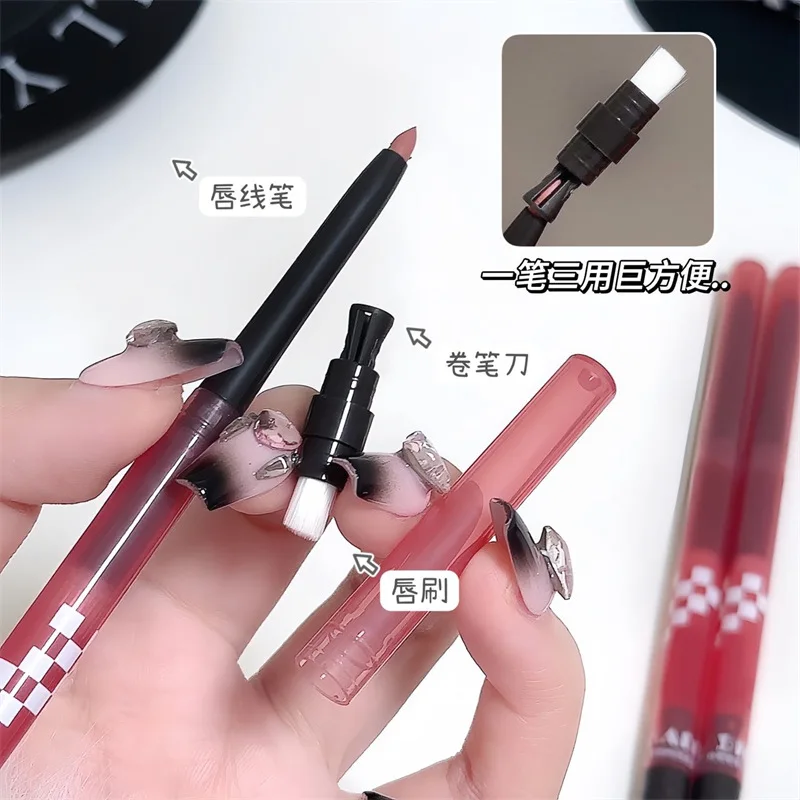 

Sketch Lip Pencil Nude Matte Velvet No Smudge Waterproof Plumper for Women Lip Contour Shaping Essential