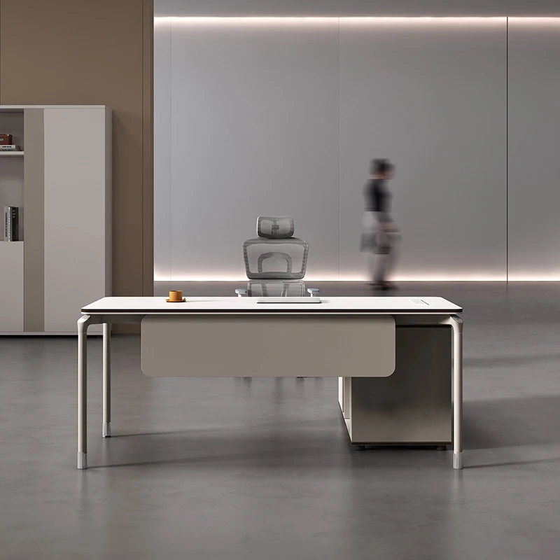 Light Luxury , Simple Modern Design Female Senior Executives, Large Executive Desk Office, CEO And Manager