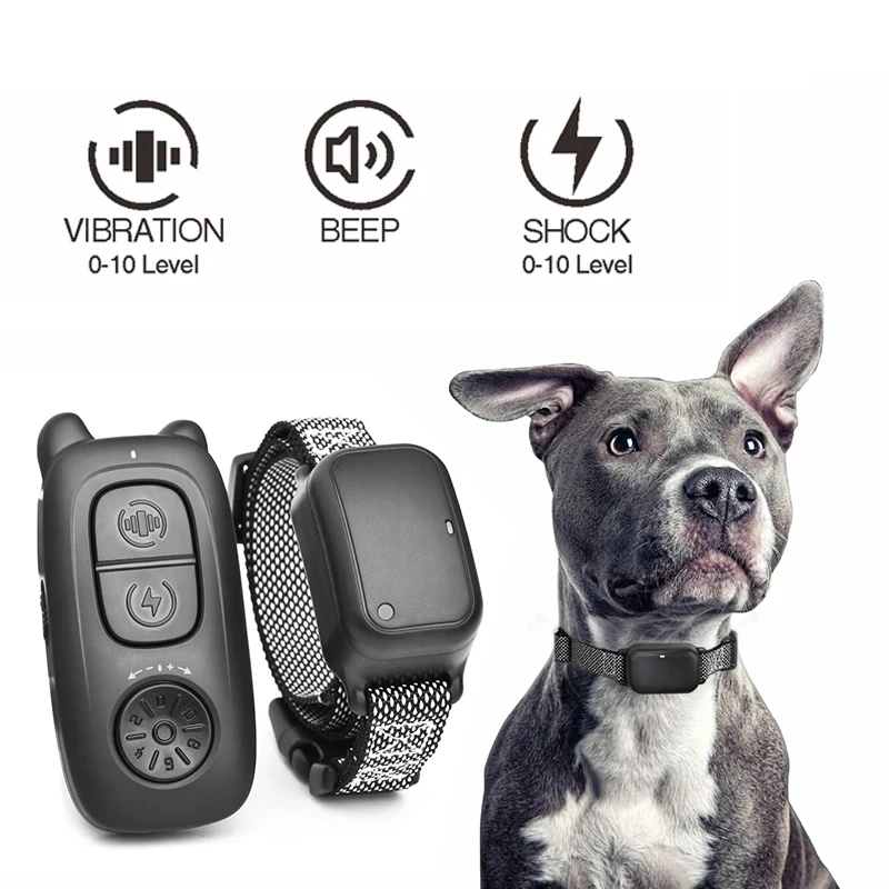 400m Electric Dog Training Collar with Remote Control with LED Rechargeable Waterproof training dogs collars Apply all dog