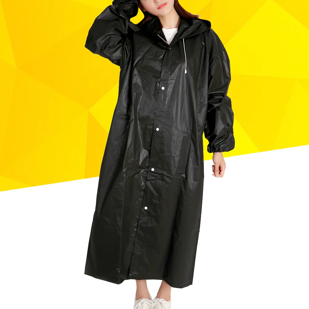 

3Pcs Thickened Tourist Raincoat Adult Poncho Disposable Waterproof OneSizefitsmost ElasticCuff Hooded Lightweight Portable