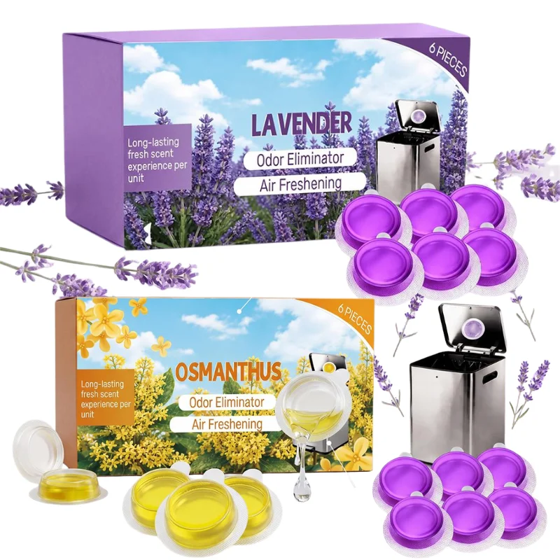Gel Air Freshener - Garbage Can Air Freshener Lavender Osmanthus