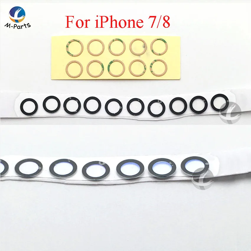 2pc Original Sapphire Lens For iPhone 6 6S 6P 6SP 7 7P 8 8P X XS Max XR Plus SE2 Back Camera Protector Lens With 3M Adhesive